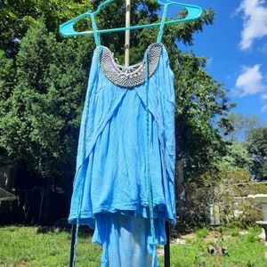 Early 2000s Free People Blue Cami 💙